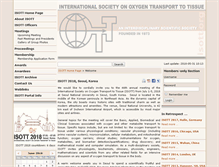 Tablet Screenshot of isott.org